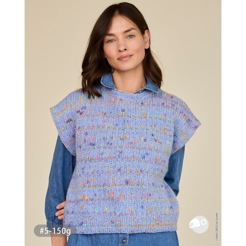 【大嘴鳥】Lana Grossa 1337 棉花糖花線 CASSATA 編織線材 秋冬毛線 歐洲進口-細節圖6