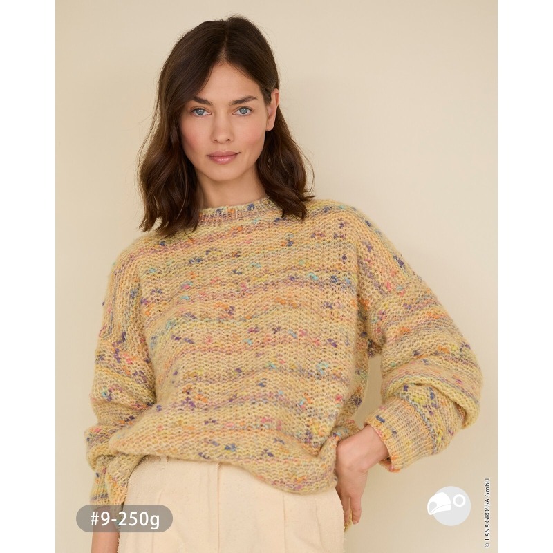 【大嘴鳥】Lana Grossa 1337 棉花糖花線 CASSATA 編織線材 秋冬毛線 歐洲進口-細節圖7