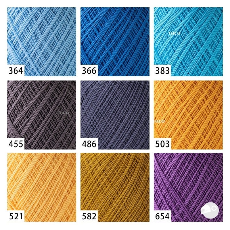 【特價出清】【大嘴鳥】Olympus 金票40番蕾絲線 素色 レース糸 10g 編織線材 日本進口-細節圖4