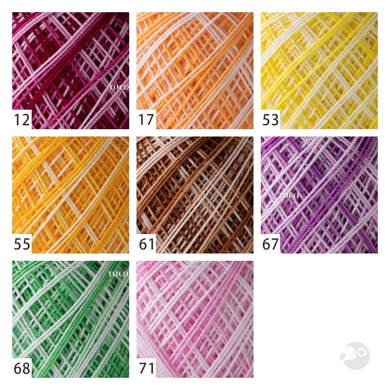 【特價出清】【大嘴鳥】Olympus 金票40番蕾絲線 漸層 Shaded レース糸 ボカシ 10g 日本進口-細節圖2