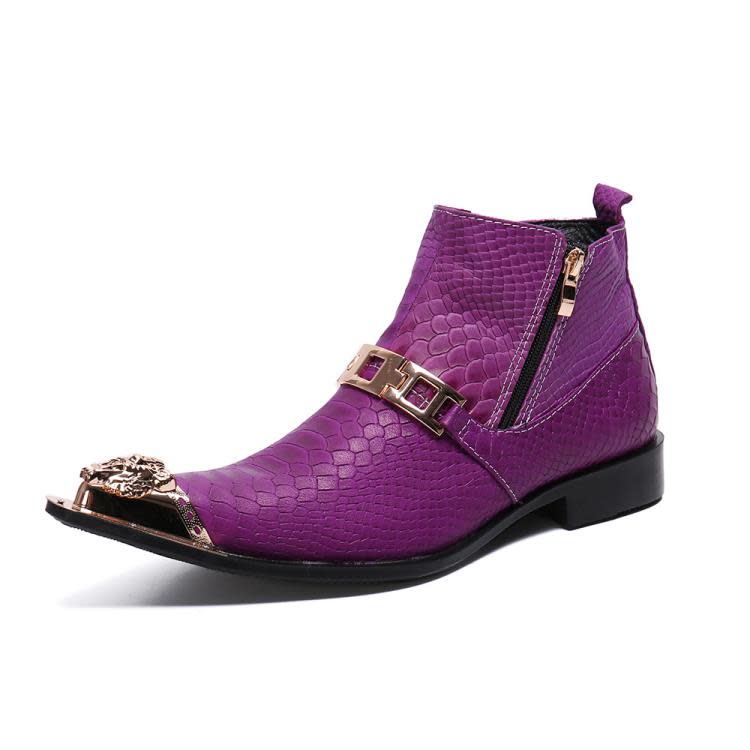 男靴 2023秋季大碼男鞋休閒男鞋靴潮一件代髮-細節圖5