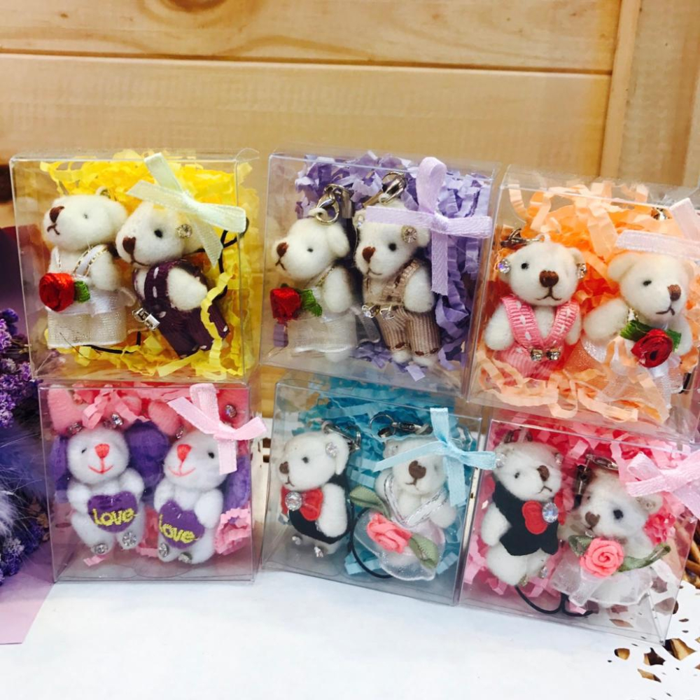 甜妞節慶♥台灣現貨♥【3.5公分水鑽婚紗小熊】婚禮小熊 婚紗熊 婚禮小物 二次進場 桌上禮 探房禮 情人節 禮贈品-細節圖3