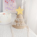 甜妞節慶♥台灣現貨♥【韓版IG風生日帽】不織布生日帽 毛球帽 派對帽 蝴蝶結生日帽 生日派對 寶寶周歲 生日道具-規格圖4