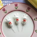 甜妞節慶♥台灣現貨♥【韓國ins立體兔子生日蠟燭】兔子造型蠟燭 小白兔蠟燭 寶寶周歲蠟燭 生日派對 蛋糕裝飾 派對蠟燭-規格圖5