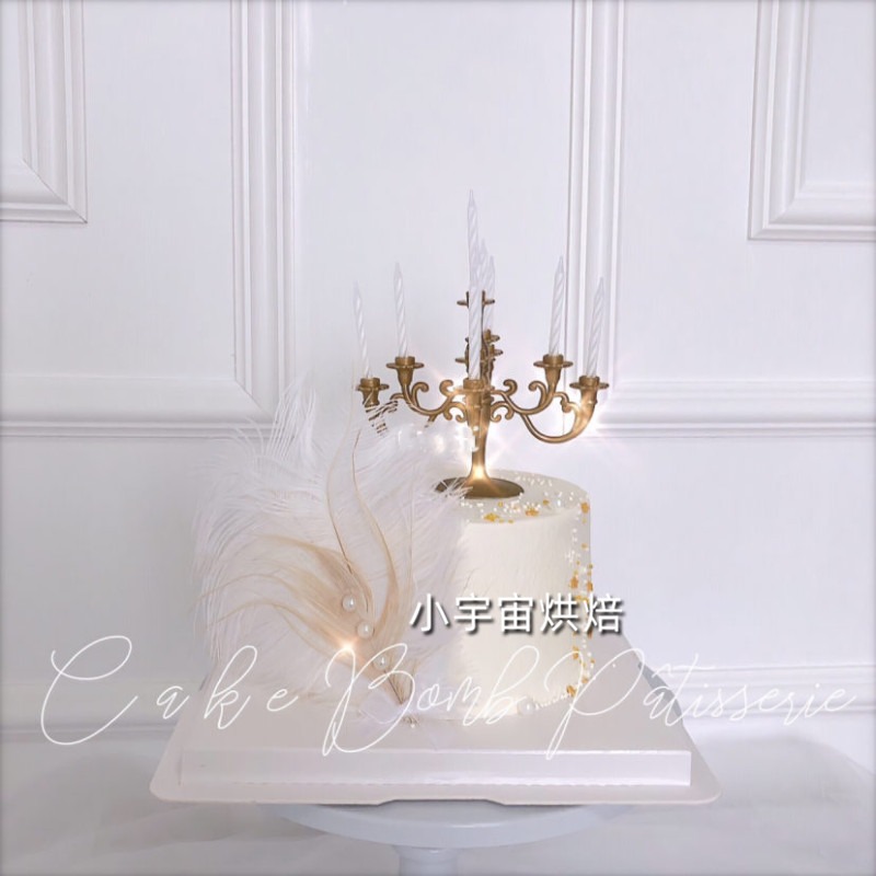 甜妞節慶♥台灣現貨♥【復古燭台蠟燭】古銅燭台蠟燭 金色銀色蠟燭 生日蠟燭 寶寶周歲蠟燭 生日派對 蛋糕佈置 造型蠟燭-細節圖7