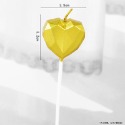 甜妞節慶♥台灣現貨♥【鑽石星星愛心蠟燭】情人節蠟燭 母親節裝飾 生日蠟燭 星星蠟燭 生日派對 蛋糕佈置 造型蠟燭-規格圖5
