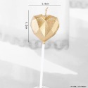 甜妞節慶♥台灣現貨♥【鑽石星星愛心蠟燭】情人節蠟燭 母親節裝飾 生日蠟燭 星星蠟燭 生日派對 蛋糕佈置 造型蠟燭-規格圖5