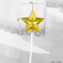 甜妞節慶♥台灣現貨♥【鑽石星星愛心蠟燭】情人節蠟燭 母親節裝飾 生日蠟燭 星星蠟燭 生日派對 蛋糕佈置 造型蠟燭-規格圖5