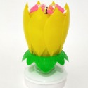 甜妞節慶♥台灣現貨♥【雙層開花音樂蠟燭】旋轉音樂蠟燭 8支蓮花音樂蠟燭 唱歌蠟燭 開花蠟燭 生日蠟燭 生日派對 造型蠟燭-規格圖5