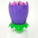 甜妞節慶♥台灣現貨♥【雙層開花音樂蠟燭】旋轉音樂蠟燭 8支蓮花音樂蠟燭 唱歌蠟燭 開花蠟燭 生日蠟燭 生日派對 造型蠟燭-規格圖5