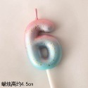 甜妞節慶♥台灣現貨♥【漸層數字蠟燭0～9】夢幻蠟燭 數字蠟燭 生日蠟燭 寶寶周歲蠟燭 造型蠟燭 生日派對 蛋糕佈置-規格圖3