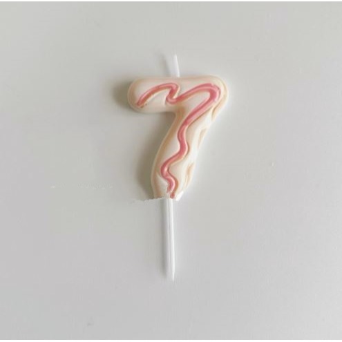 甜妞節慶♥台灣現貨♥【甜甜圈數字蠟燭0～9】糖霜數字蠟燭 生日蠟燭 寶寶周歲 造型蠟燭 生日派對蛋糕裝飾-規格圖7