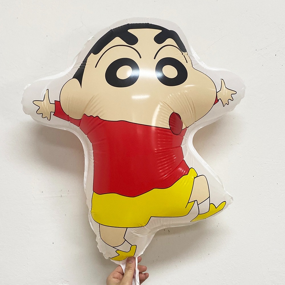 甜妞節慶♥台灣現貨♥【蠟筆小新生日彩旗】蠟筆小新氣球 小白氣球 生日蛋糕插旗 生日帽 派對彩旗 主題派對 餐盤紙杯-規格圖5