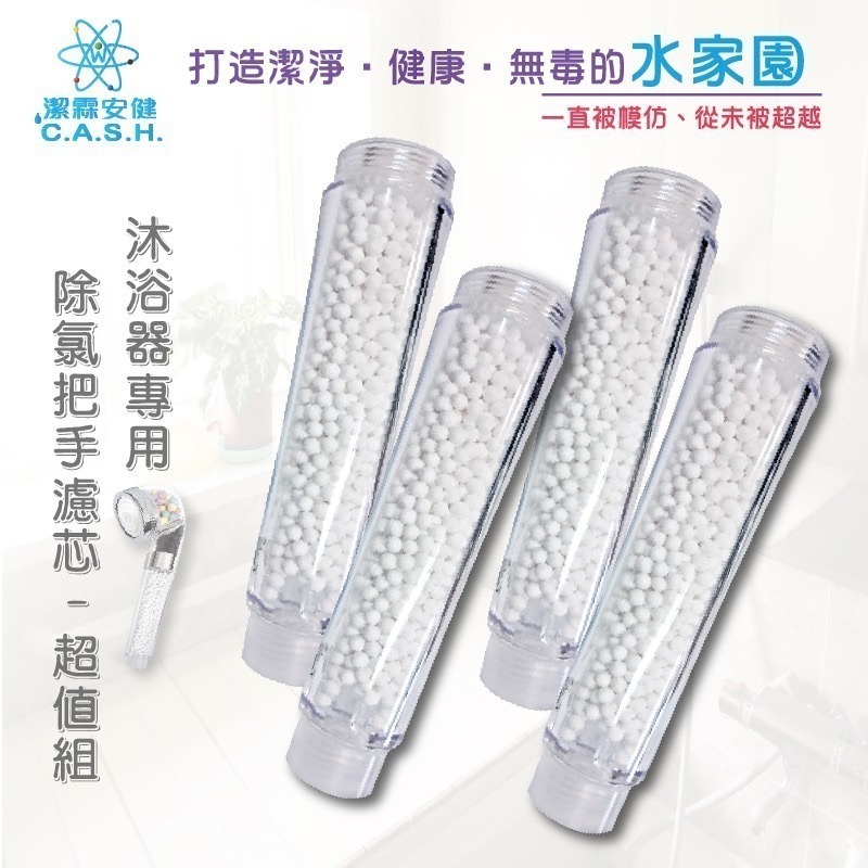 【潔霖安健】沐浴器專用-除氯把手濾芯-超值組-細節圖2