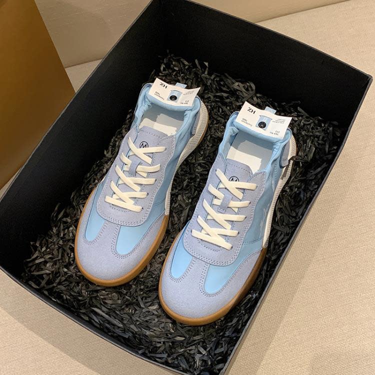 休閒鞋 夏季新款低幫女鞋2023帆布板鞋正韓潮流百搭女士運動阿甘薄款-細節圖7