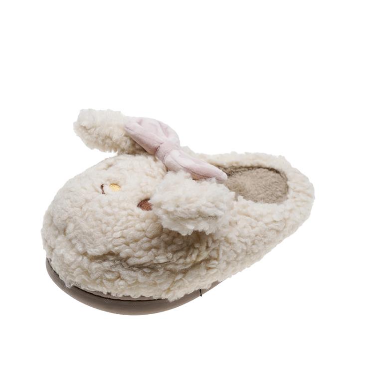 2023秋冬棉拖鞋卡通包頭厚底家居棉鞋 可愛少女毛毛拖家居鞋批髮-細節圖7