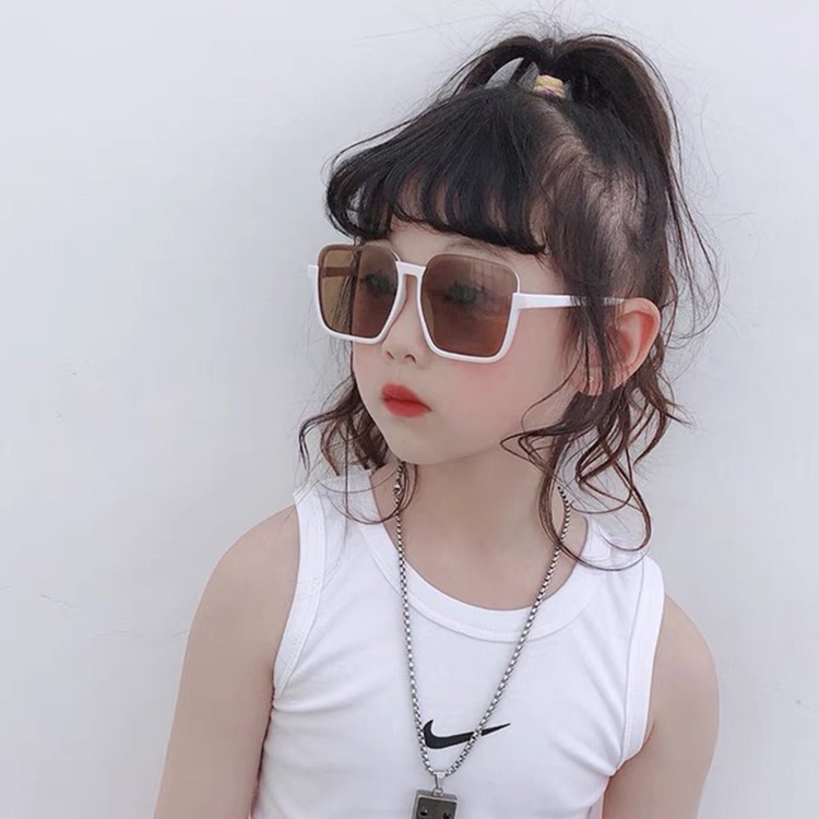 兒童太陽眼鏡 韓國流行復古半框墨鏡 2-10歲 抗UV400 檢驗合格-細節圖4