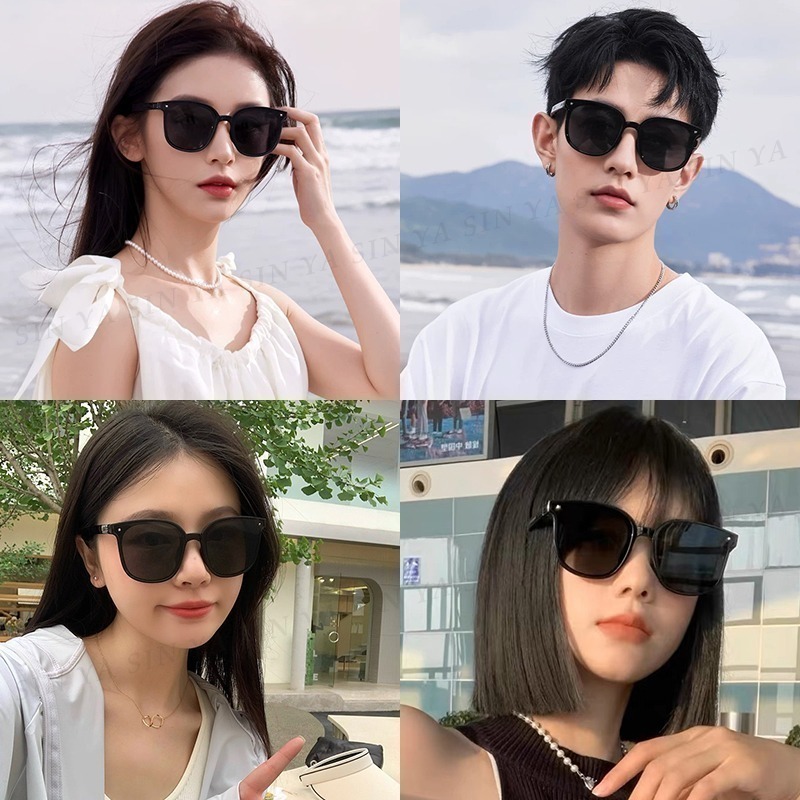 【7-ELEVEN門市團購】折疊墨鏡 韓國明星款偏光墨鏡 大框時尚墨鏡 黑灰色 男女適用 防眩光 抗UV400-細節圖2