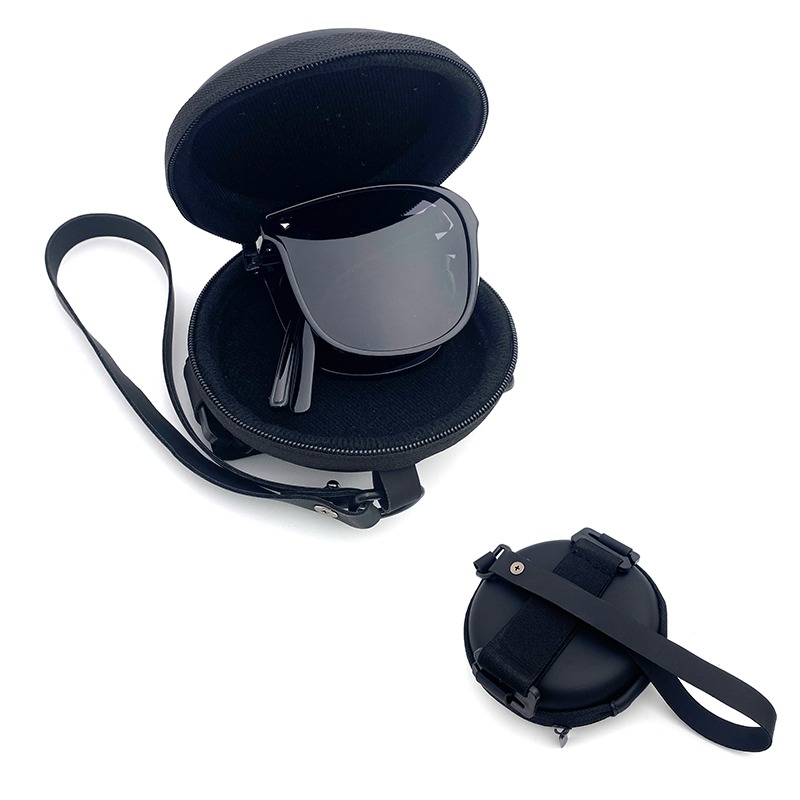 【7-ELEVEN門市團購】折疊墨鏡 韓國明星款偏光墨鏡 大框時尚墨鏡 黑灰色 男女適用 防眩光 抗UV400-細節圖6