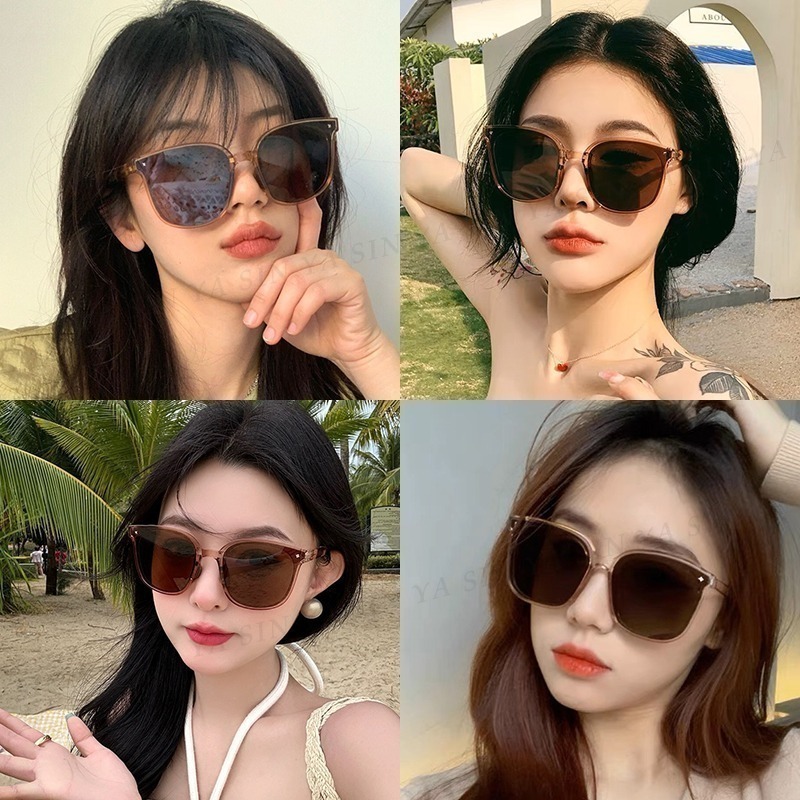 時尚折疊墨鏡 韓國明星款偏光墨鏡 大框時尚墨鏡 黑灰色 男女適用 防眩光 抗UV400-細節圖4