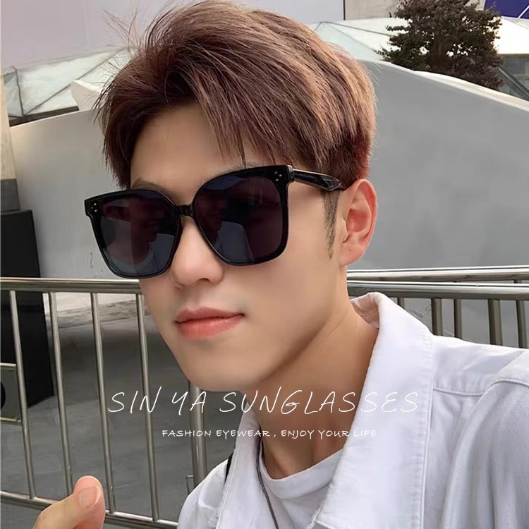 韓國明星款偏光太陽眼鏡 大框TR時尚墨鏡 男女適用 防眩光 抗UV400【1114】-細節圖4