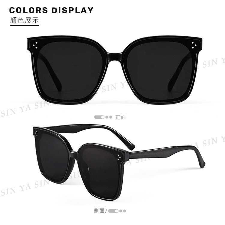 韓國明星款偏光太陽眼鏡 大框TR時尚墨鏡 男女適用 防眩光 抗UV400【1114】-細節圖8