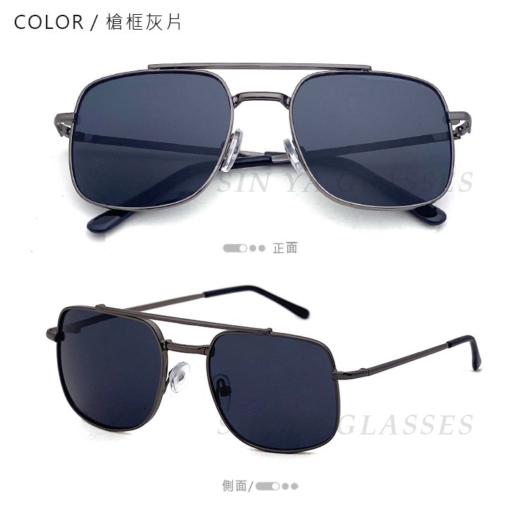 兒童飛行員太陽眼鏡 2-8歲 復古方框飛行員墨鏡 輕量金屬鏡框 造型墨鏡 抗UV400 檢驗合格-細節圖4