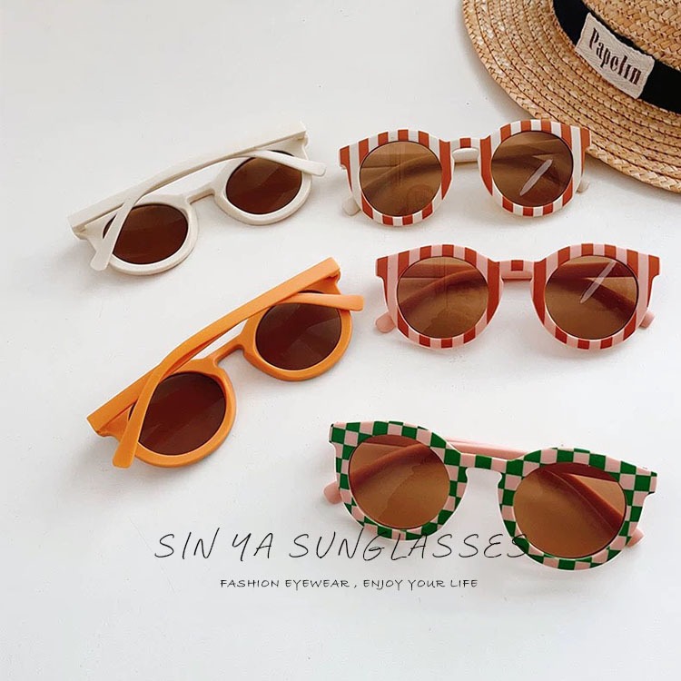 兒童復古圓框墨鏡 2-8歲 ins幾何圖形太陽眼鏡 造型墨鏡 抗UV400 檢驗合格-細節圖2