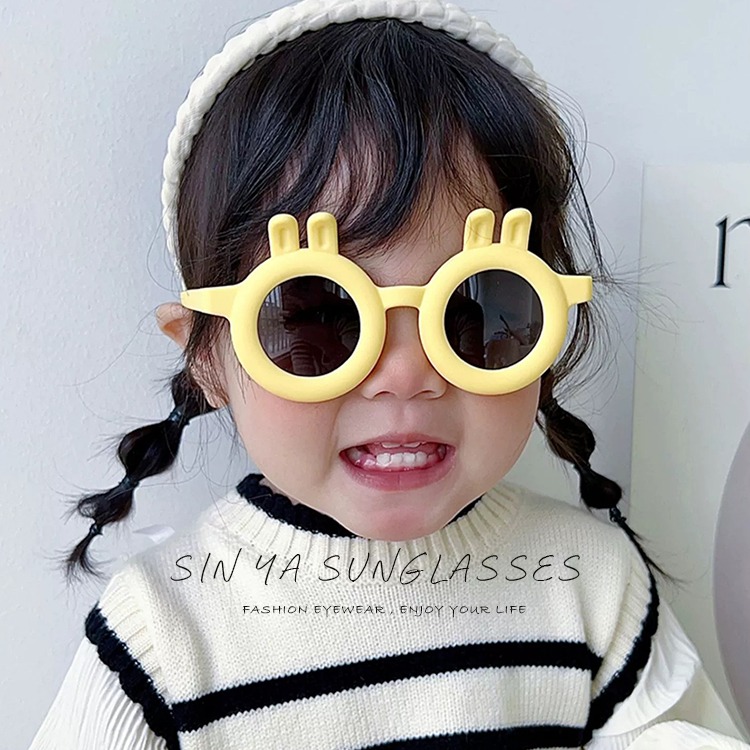 兒童韓國ins墨鏡 兔子造型墨鏡 兒童墨鏡 1-6歲適用 可愛兔子 抗UV400 檢驗合格-細節圖3