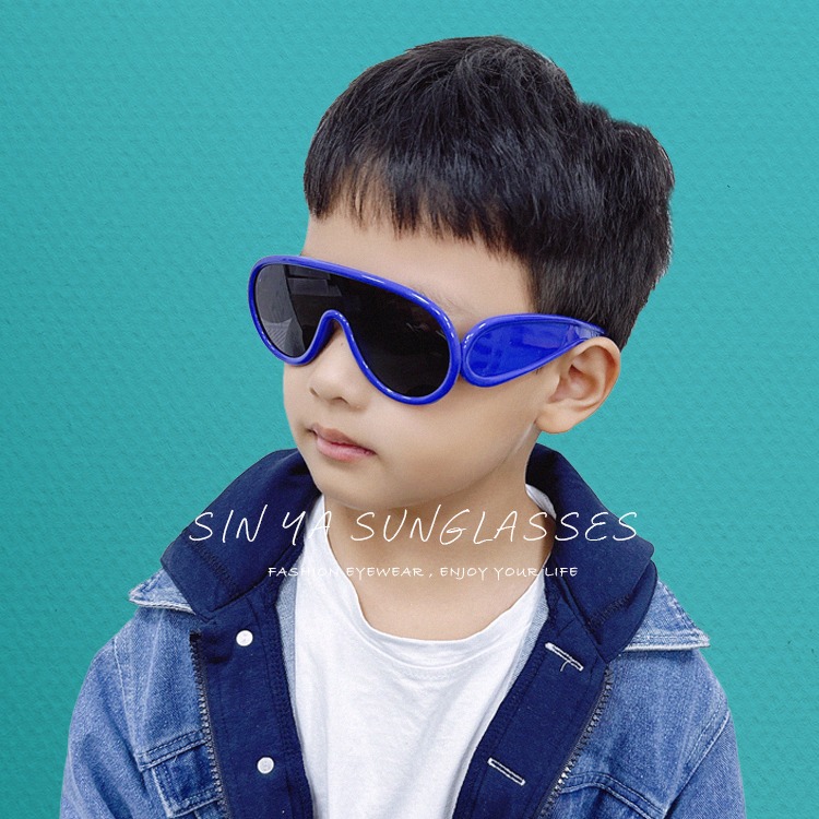 兒童休閒眼鏡 ins運動大框風鏡墨鏡/防風鏡/PC防爆鏡片/親子眼鏡/抗UV400 檢驗合格-細節圖2