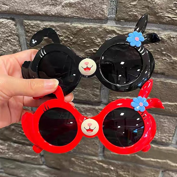 兒童太陽眼鏡 可愛兔子造型太陽眼鏡 1-8歲適用 時尚休閒造型墨鏡 抗UV400 檢驗合格-細節圖3