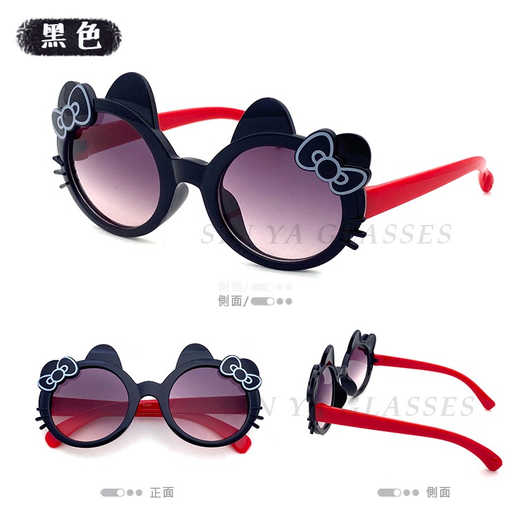 Hello kitty 造型兒童太陽 可愛卡通眼鏡 墨鏡 超卡哇伊 抗UV400 標準局檢驗合格-細節圖3