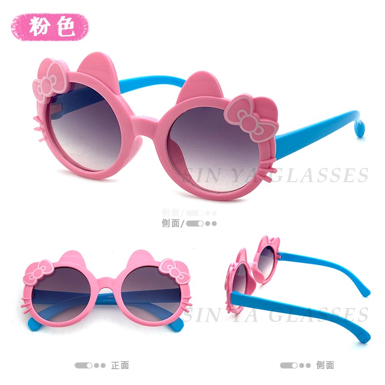 Hello kitty 造型兒童太陽 可愛卡通眼鏡 墨鏡 超卡哇伊 抗UV400 標準局檢驗合格-細節圖7