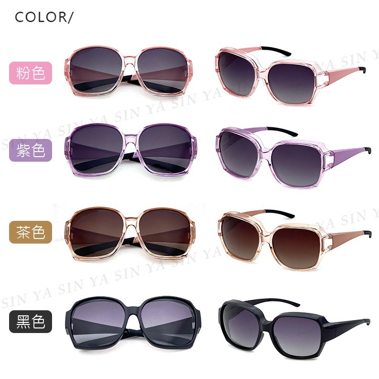 時尚韓版ins大框偏光墨鏡 套鏡 男女適用 Polarized墨鏡 超輕量無感墨鏡 防滑 抗UV400-細節圖7