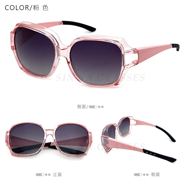 時尚韓版ins大框偏光墨鏡 套鏡 男女適用 Polarized墨鏡 超輕量無感墨鏡 防滑 抗UV400-規格圖11