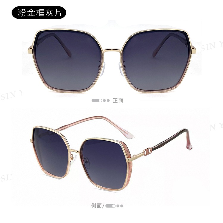 MIT時尚精品偏光墨鏡 Polarized 名媛款大框顯小臉 高質感 抗紫外線UV400 N829-規格圖11