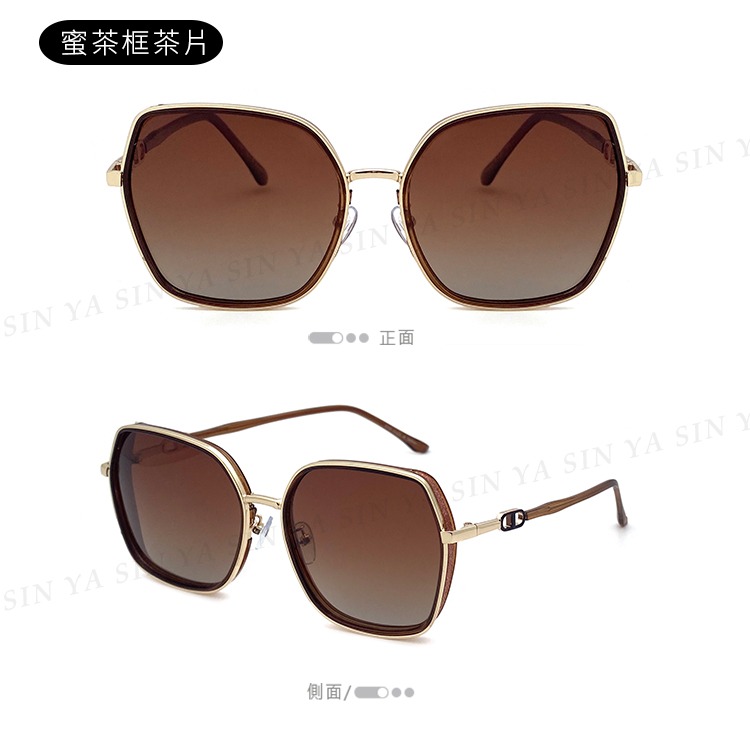 MIT時尚精品偏光墨鏡 Polarized 名媛款大框顯小臉 高質感 抗紫外線UV400 N829-規格圖11