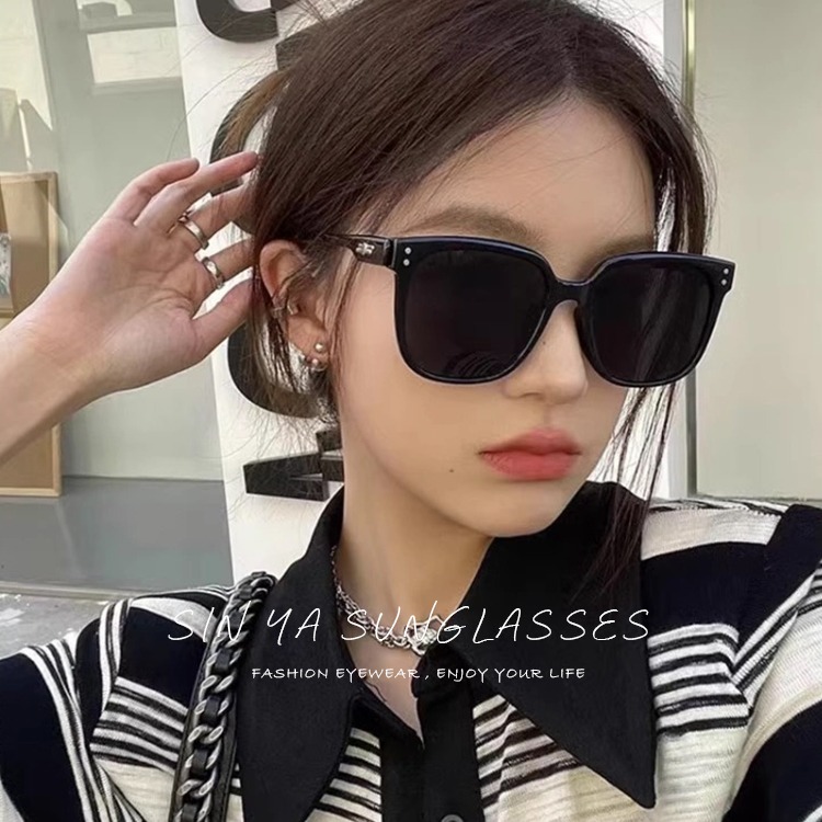 韓版ins大框墨鏡 男女適用漸層系列 顯小臉潮流墨鏡 網紅抖音款 誰戴誰好看 抗UV400 N202-細節圖7
