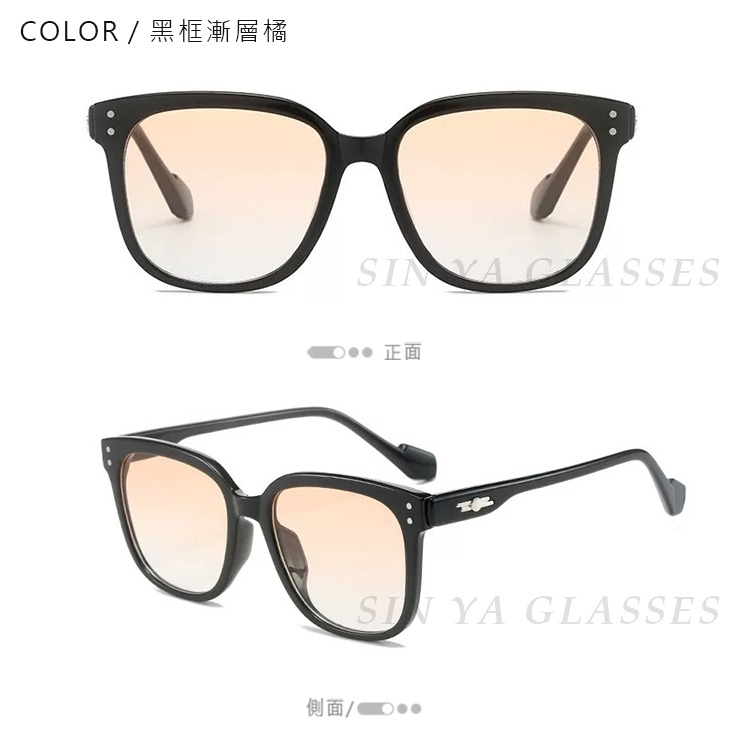 韓版ins大框墨鏡 男女適用漸層系列 顯小臉潮流墨鏡 網紅抖音款 誰戴誰好看 抗UV400 N202-規格圖10