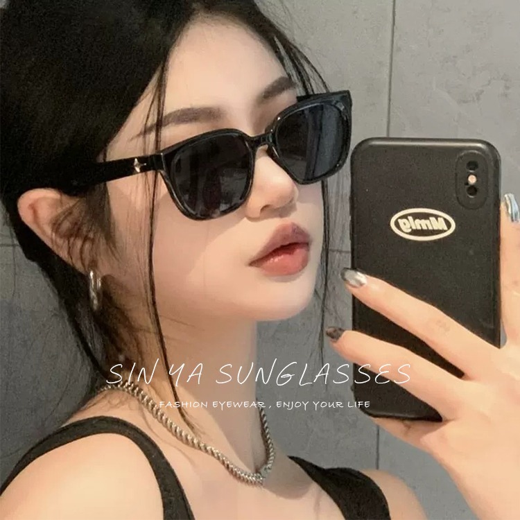 歐美潮流墨鏡 時髦款墨鏡 復古抖音款 太陽眼鏡 輕量設計 抗UV400 N414-細節圖2