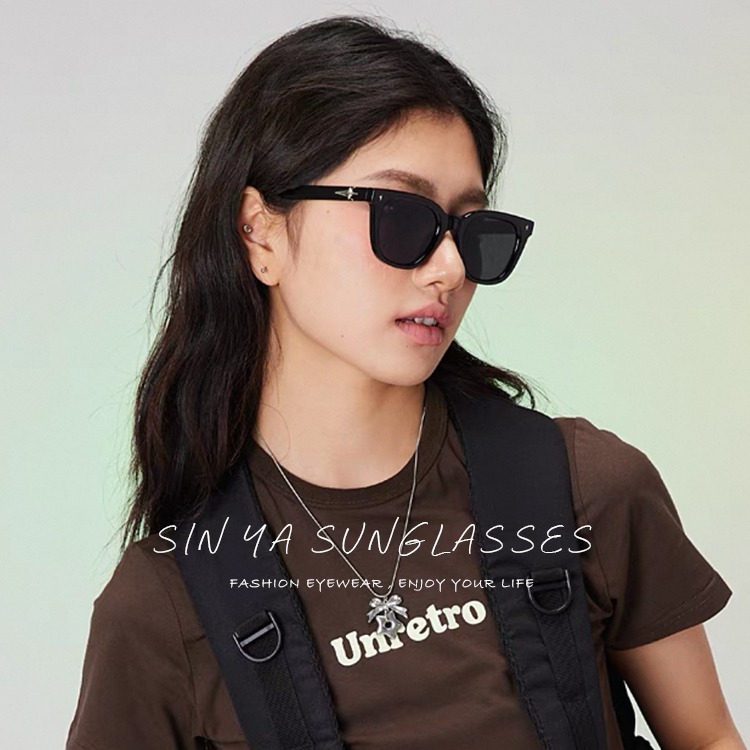歐美潮流墨鏡 時髦款墨鏡 復古抖音款 太陽眼鏡 輕量設計 抗UV400 N414-細節圖3