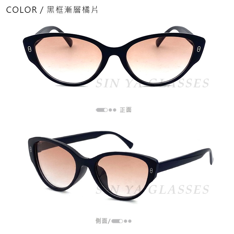 韓版ins墨鏡 網紅貓眼墨鏡 潮流太陽眼鏡 明星款眼鏡 抗紫外線UV400 顯小臉潮流墨鏡 N914-規格圖6