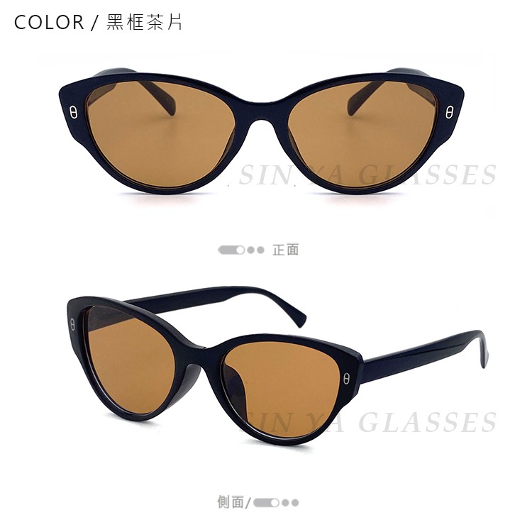 韓版ins墨鏡 網紅貓眼墨鏡 潮流太陽眼鏡 明星款眼鏡 抗紫外線UV400 顯小臉潮流墨鏡 N914-規格圖6