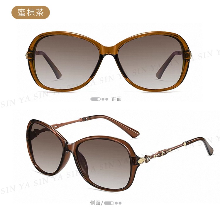 淑女偏光墨鏡 璀璨秘戀名媛款 高質感小框時尚造型 Polarized抗紫外線UV400 N058-規格圖11