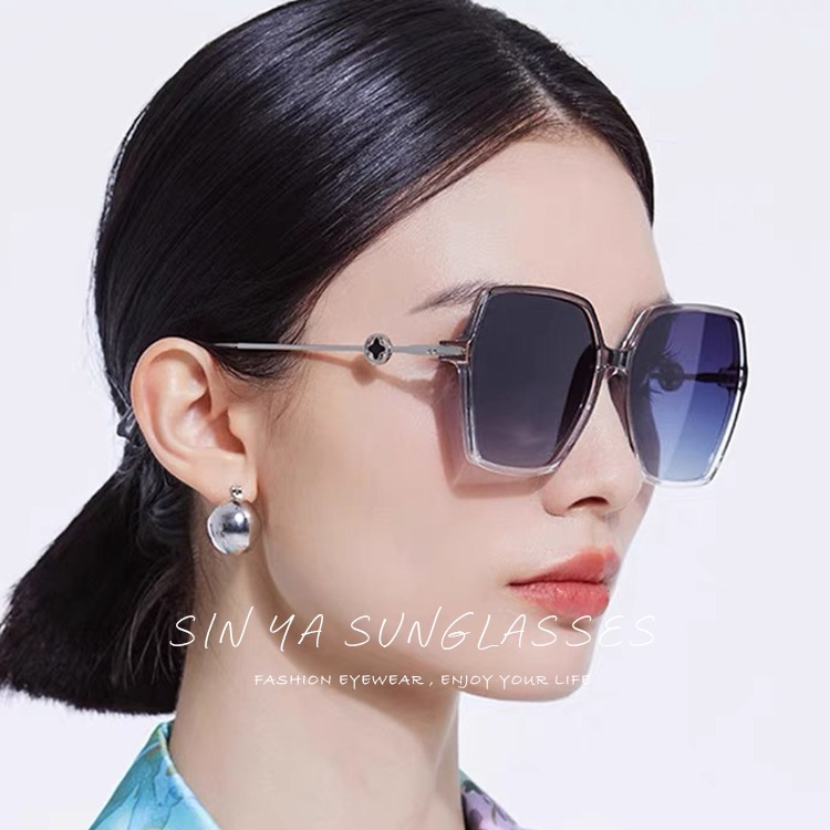 淑女偏光墨鏡 Polarized 名媛款大框顯小臉 時尚簡約造型墨鏡 輕量/抗紫外線UV400-細節圖2