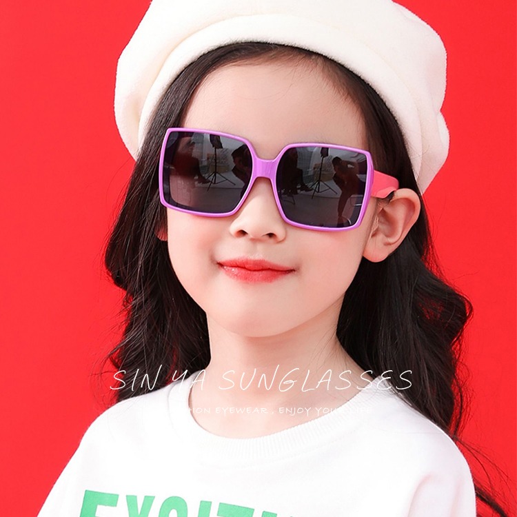 兒童韓版大框偏光墨鏡 大童專用 TR90進口輕盈材質 3~12歲適用 不易損壞  UV400 保護孩子眼睛-細節圖2