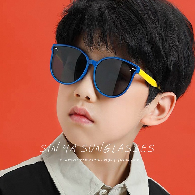兒童偏光墨鏡 韓版TR90進口輕盈材質 輕量矽膠材質不易損壞 2~10歲適用 UV400 保護孩子眼睛 N14-細節圖2