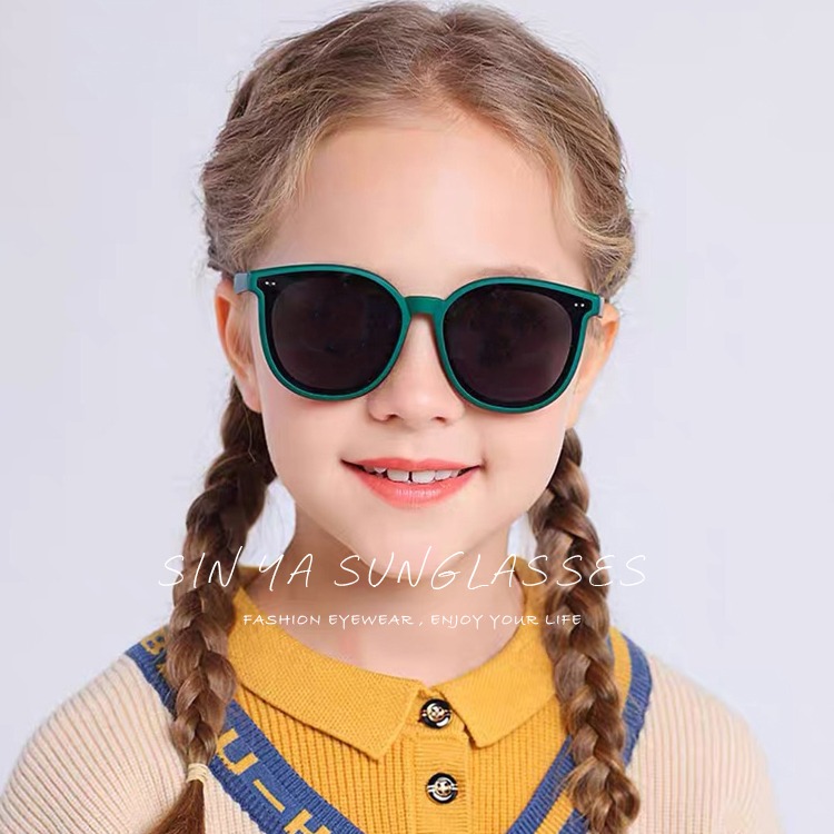 兒童時尚韓版偏光墨鏡 輕量矽膠材質不易損壞 3~12歲適用 UV400保護孩子眼睛 N45-細節圖4
