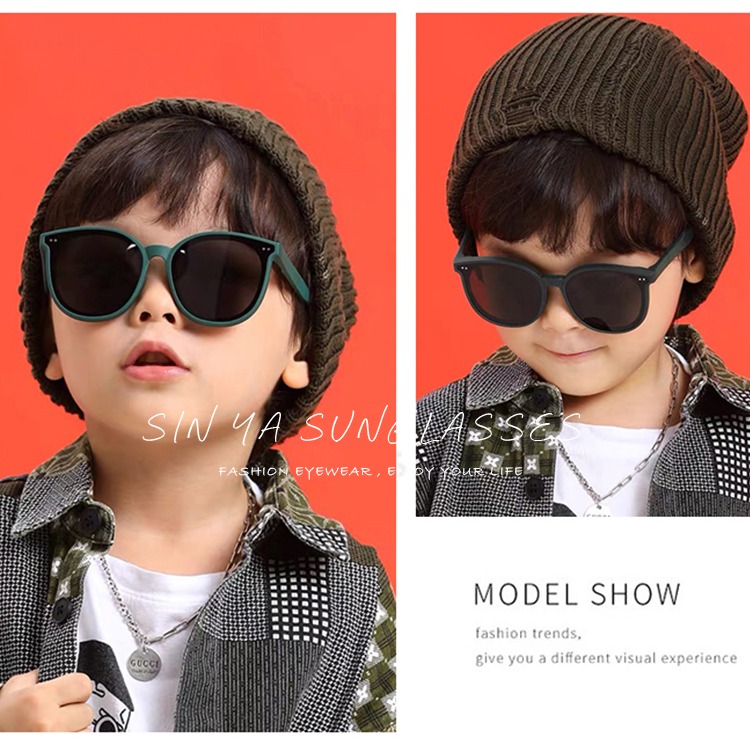 兒童時尚韓版偏光墨鏡 輕量矽膠材質不易損壞 3~12歲適用 UV400保護孩子眼睛 N45-細節圖5