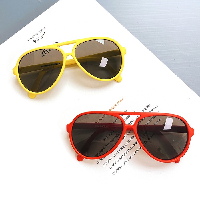 時尚飛行員兒童墨鏡 2-9歲 經典不敗款墨鏡 高質感霧面鏡框 台灣製 抗UV400 檢驗合格-細節圖2
